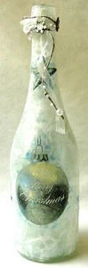 DIY ★ Leuchtflasche ★ beleuchtete Flasche ★ WEIHNACHT ★ BAUMKUGEL ★ weiß ★ 30cm - Bild 1 von 1
