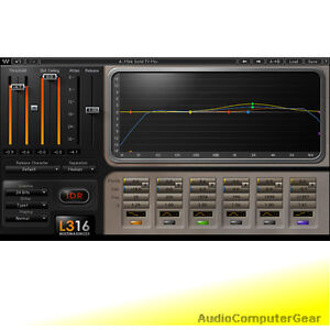 Waves L3-16 MULTIMAXIMIZER Plugin Bundle Mastering Limiter Audio Software NEW