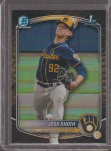Josh Knoth 2025 Bowman Chrome Bowman 1st Reptilian Parallel Brewers - Bild 1 von 2