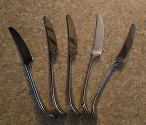 Dansk TORUN Japan Set of 5 Dinner Knives 8 1/2" Stainless Flatware - Picture 1 of 5