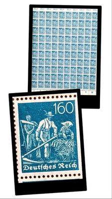 TRAVELSTAMPS / 100 STAMPS /Germany Weimar Republic 1921 ☀ 160 Pfennig/ MNH - Image 1 of 4