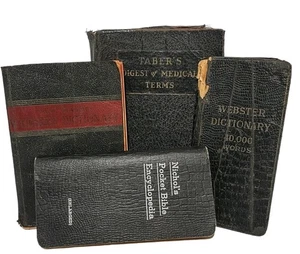 Vintage Books Book Set Reference Pocket Webster Nichol's Taber Dictionary - Bild 1 von 11