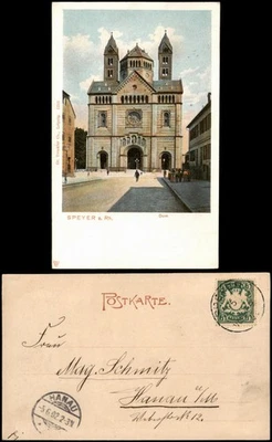Ansichtskarte Speyer Kaiserdom - Eingang 1902 - Bild 1 von 3