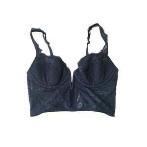 Crystal Martin Lace Bustier Corset Underwire Adjustable Straps Bra 34B NWOT - Picture 1 of 5