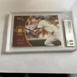 Select Artist’s Proof Rookie Parallel 1996 #161 Derek Jeter Beckett 8,5 casi nuevo MT + - Imagen 1 de 2