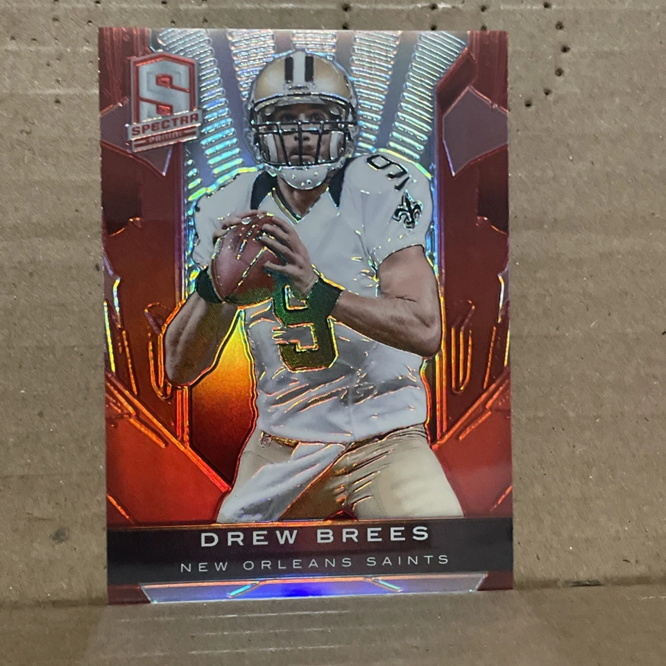 2013 DREW BREES PANINI SPECTRA NFL #63 RED SP #D/25 SSP CARD SAINTS CHARGERS - Image 1 of 2