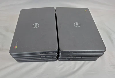 Lot of 10 Dell Chromebook 3100 11.6" intel celeron/ 4GB RAM / 16GB eMMC - Image 1 of 4