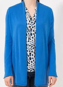 STEFFEN SCHRAUT Longcardigan Boston offene Front Rollsaum leger weit Gr.44 - Bild 1 von 1