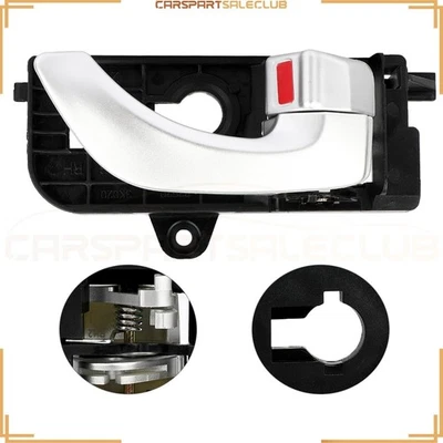 1xInterior Front Right Door Handle Black&Silver For 2006-2007 Hyundai Sonata V6 - Image 1 of 4