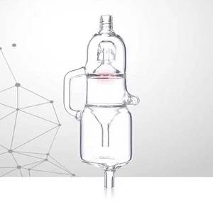 Cristalería de laboratorio de química: separador de vapor líquido de borosilicato - duradero au - Imagen 1 de 8
