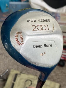 Acer Series 2001 Deep Bore 15* Jumbo Three Fairway Wood - Right Hand Mens 43.5” - Picture 1 of 13