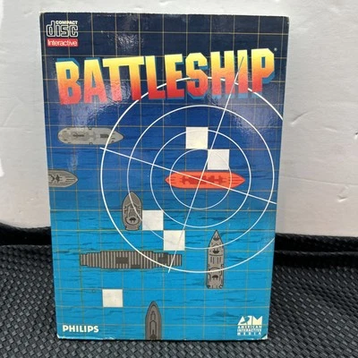 Battleship Video Game (Philips CD-i CDI, 1991) Long Box Case Sleeved - Image 1 of 4
