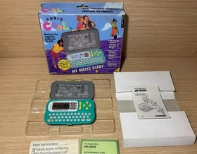 READ INFO- Blister- Casio Club my magic Diary Cool JD-5000 Game & watch loopy