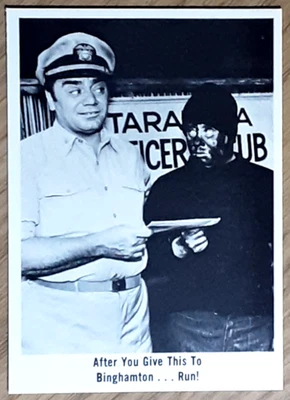 1965 FLEER MC HALES NAVY CARD 33 AFTER YOU GIVE THIS TO BINGHAMTON...RUN. - Image 1 of 3