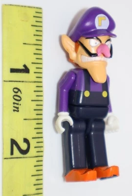 K'nex Nintendo Super Mario Series 4 Waluigi Blind Bag Figure N - Image 1 of 4