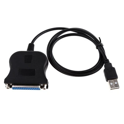 6FT USB to RS232 Serial Adapter Cable 25 Pin DB25 Male - Image 1 of 4