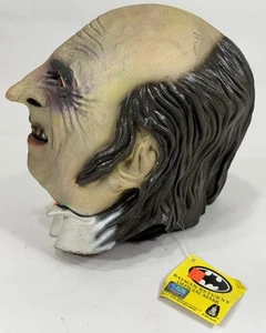 1992 Batman Returns Penguin Rubber Latex Halloween Mask By Morris W Original Tag - Picture 1 of 14