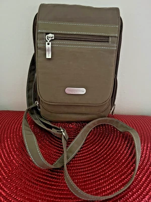 Baggallini Mujer Mini Viaje Multi Cremallera Bolsa Bandolera Organizador Foto 1 de 4