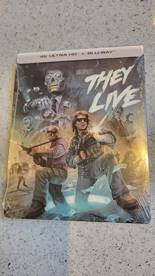 They Live (John Carpenter's) - 4K UHD Steelbook Collector's USA Edition NEW - Image 1 of 2