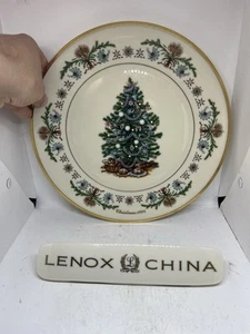 Piatto Lenox Alberi di Natale Giro del Mondo Polonia 1994 Usato in ottime condizioni - Foto 1 di 11