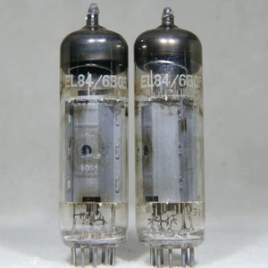 Matched Pair Mullard 6BQ5/EL84 O-Getter Made in England Strong - Picture 1 of 14