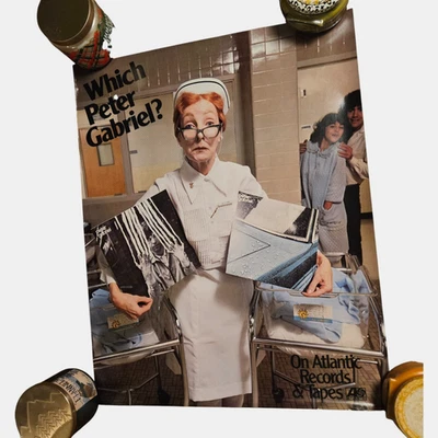 Peter Gabriel Which Peter Gabriel? 19x24 Promo Poster Vintage 1970s Atlantic - Image 1 of 4