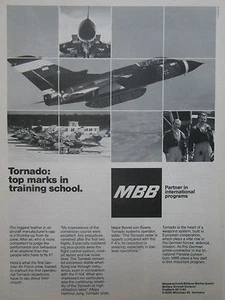 9/1981 PUB MBB MESSERSCHMITT TORNADO MAJOR BERND VON SIVERS LUFTWAFFE AD - Picture 1 of 1