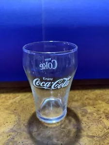 ( 1 ) soda fountain COCA COLA COKE SODA VINTAGE 4" TALL SMALL BELL glasses - Picture 1 of 12