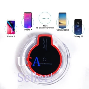 Qi Wireless Fast Charger For iPhone: 11 and up USA - Picture 1 of 12