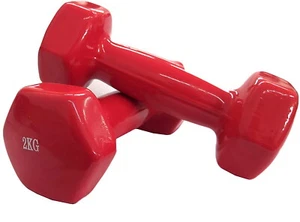 COPPIA Pesi MANUBRI Palestra 2 kg FITNESS Allenamento Esercizi Casa Set 2 PEZZI - Foto 1 di 4