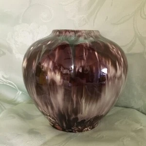 Vintage JASBA Vase 563/13 Keramik braun grün weiß - Deutschland - Bild 1 von 14