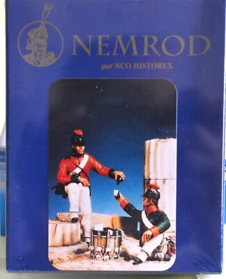 HISTOREX 1er Empire scène n° 54075 1 Fusillier et 1 tambour de l'armée d'orient - Photo 1/4