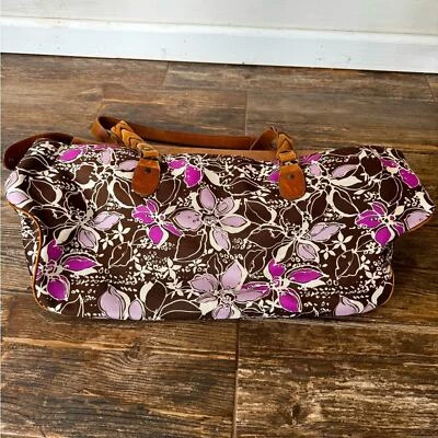 Bolso grande de fin de semana de lona floral Eddie Bauer Foto 1 de 4