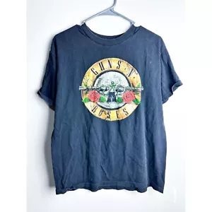 Guns N Roses Classic Heavyweight Cotton Crewneck Badn T Shirt Tee Large Unisex - Picture 1 of 5