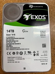 For Parts Seagate 14TB ST14000NM001G HDD 3.5" SATA Internal Hard Drive 7200 RPM - Picture 1 of 3