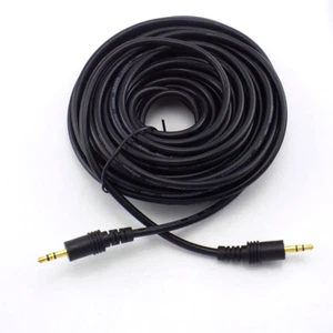 10M 3.5mm Stereo Male to Male Jack Male Audio Aux cable Extension Cable Cord - Imagen 1 de 1