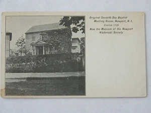 Newport Rhode Island RI originale casa riunioni battista settimo giorno indivisa - Foto 1 di 2