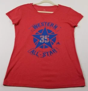 Kevin Durant T Shirt Women’s L Large Red 35 NBA Basketball Oklahoma City Thunder - Picture 1 of 10