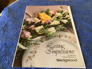 1980’S WEDGWOOD LASTING IMPRESSIONS CHINA WITH PRICE LIST PAMPHLET - Picture 1 of 5