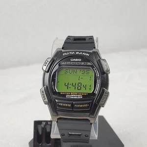 CASIO DATABANK DB-35H TELEMEMO 30 ILLUMINATOR MEN'S WATCH NEW BATTERY - Picture 1 of 10