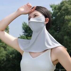 Sun UV Protection Cooling Face Cover Breathable Face Scarf Cover UV Face Mask