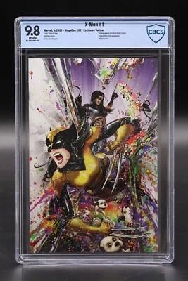 X-Men (2021) #1 Clayton Crain MegaCon 2021 Virgin Variant CBCS 9.8 White Pages - Image 1 of 3
