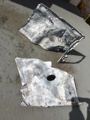 Jaguar MKVIII MKIX Inner Wing Valances Front End Diaphragm cut from Florida Car - Image 1 of 4