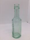 Vintage LEA & PERRINS Worcestershire Sauce Bottle AQUA 7” Tall/5 Ounces No Cork