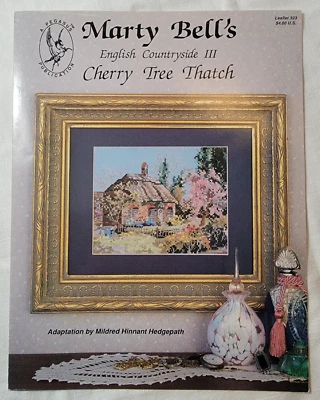 Marty Bell Cherry Tree Thatch cross stitch pattern Pegasus Publications - Image 1 of 2
