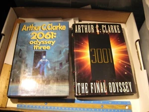 Arthur C. Clarke 2061: Odyssey Three & 3001: Final Odyssey both HB 1st Ed 1st Pr - Bild 1 von 12