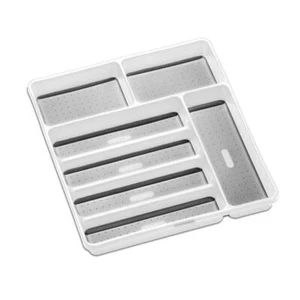 Large Cutlery Drawer Organizer 7 Compartments Madesmart Knife Fork Kitchen - Picture 1 of 2