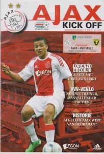 Programma / Programme Ajax Amsterdam v VVV Venlo 20-02-2011 - Imagen 1 de 1