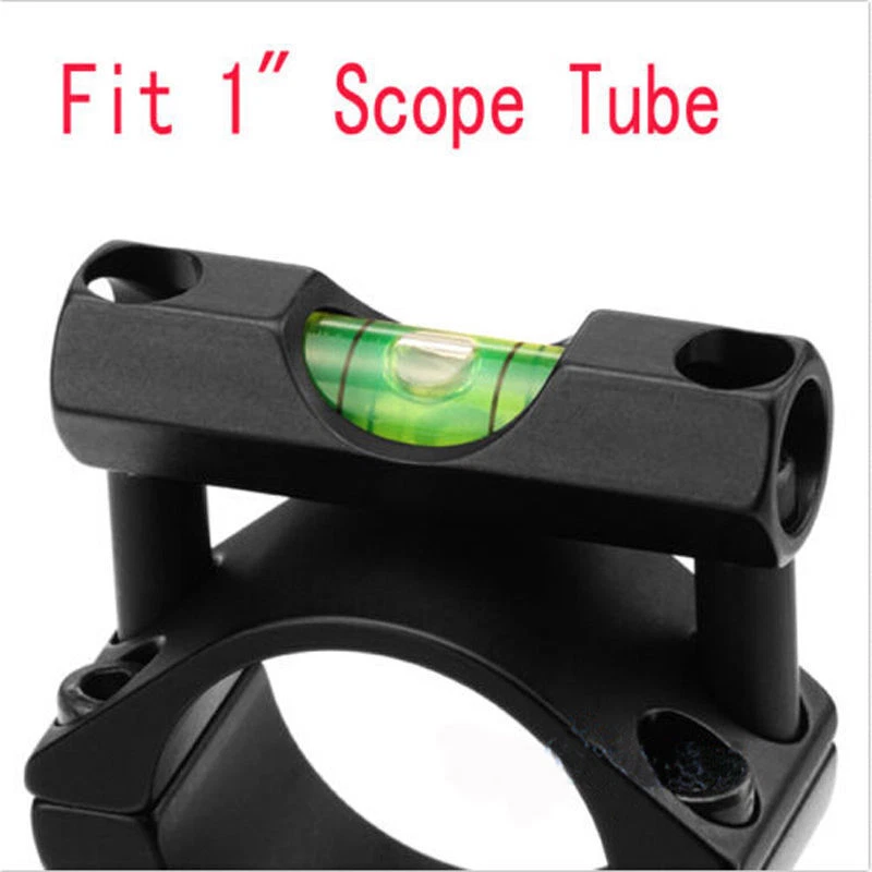 25.4mm Bubble Level Alloy Bolt On Bubble Spirit Level for Rifle Scope Mount - Image 1 of 4