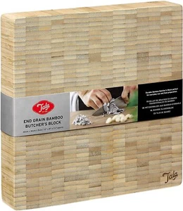Tala Performance End Grain Bamboo Kitchen Cooking Butchers Block Chopping Board - Picture 1 of 4